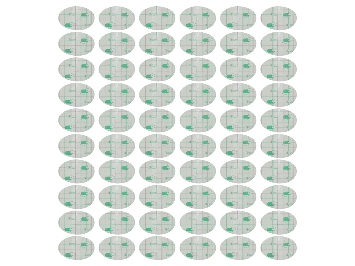 60 hojas de parches adhesivos desechables ultrafinos para orejas de bebé, impermeables y desechables.