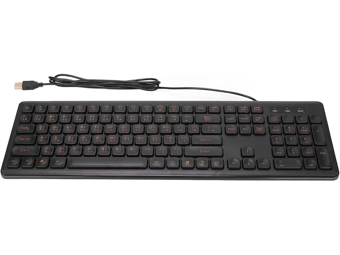 Respuesta Rápida, Bajo Nivel De Ruido, Teclado Bilingüe Chino/inglés, Cable Usb.