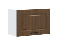 Mueble de pared de cocina en madera de roble marrón EXCLUSIVO DE LA CASA