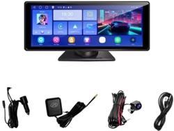 Radio Para Coche Carplay Reproductor Multimedia Portátil Con Pantalla Bluetooth Cámara De Marcha Atrás
