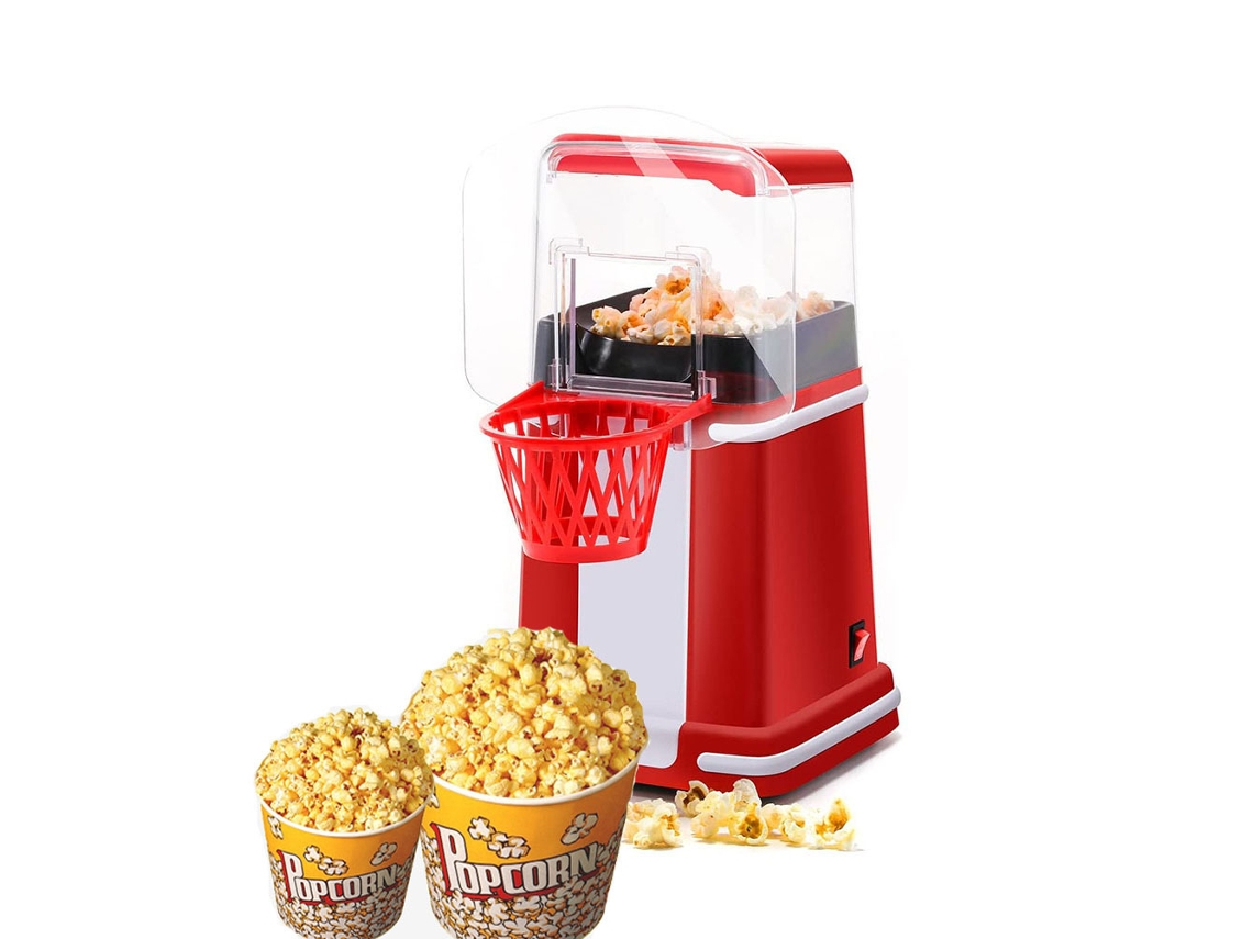 Máquina de palomitas de maíz con aro de baloncesto Digitallab de 1200 W