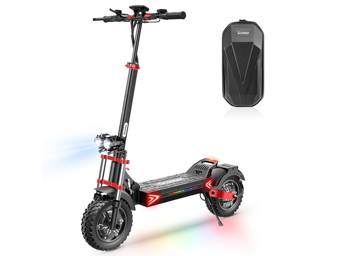 Patinetes Eléctrico ISCOOTER iX8 Motor 2x1200W Batería 48V 20AH Velocidad máxima 60km/h Autonomía 70km Frenos de disco hidráulicos dobles