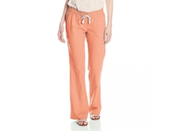 2026-pantalones De Algodón Y Lino Para Mujer Pantalones De Playa Y Relax Duj Xl Naranja