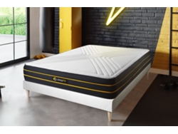 Somier Ultra Multiláminas Micromuelles Ensacados Zonas SLEEPFIT Espuma con memoria Blanco (180x200)