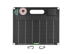 Panel solar LAXISCREED de 20 W con carga inalámbrica USB
