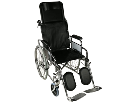 Silla De Ruedas Plegable MOBICLINIC Respaldo Reclinable Elevador De Piernas Y Reposacabeza Ortopédica Obelisco MOBICLINIC