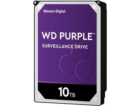 Disco HDD Interno WD WD102PURZ (10 TB - SATA III - 7200 RPM)