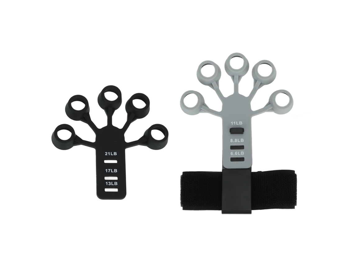 Entrenador de dedos Ats, ejercitador de manos, 6 niveles de resistencia, silicona suave para atletas y músicos.