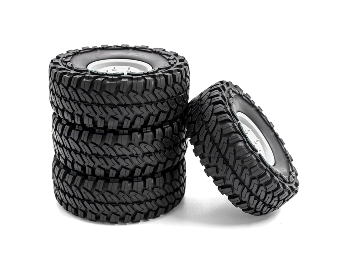 Neumáticos Con Llantas Para Coche Rc 1/10 Traxxas Trx-4 Axial Scx10 90046 90047 Cc10 Crawler