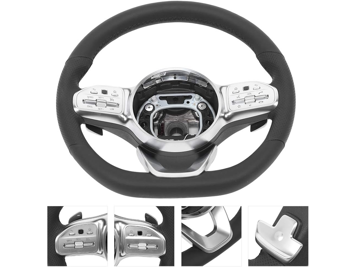 Volante AMG Line de cuero Nappa para A/B/C/E/S/G/GLC/GLE SFUSHO (a partir de 2010)