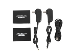 Extensor De Interface Multimídia Hd Cat 5e 6 Transmissão 1080p 150m Edid Copia Hdcp Us Plug