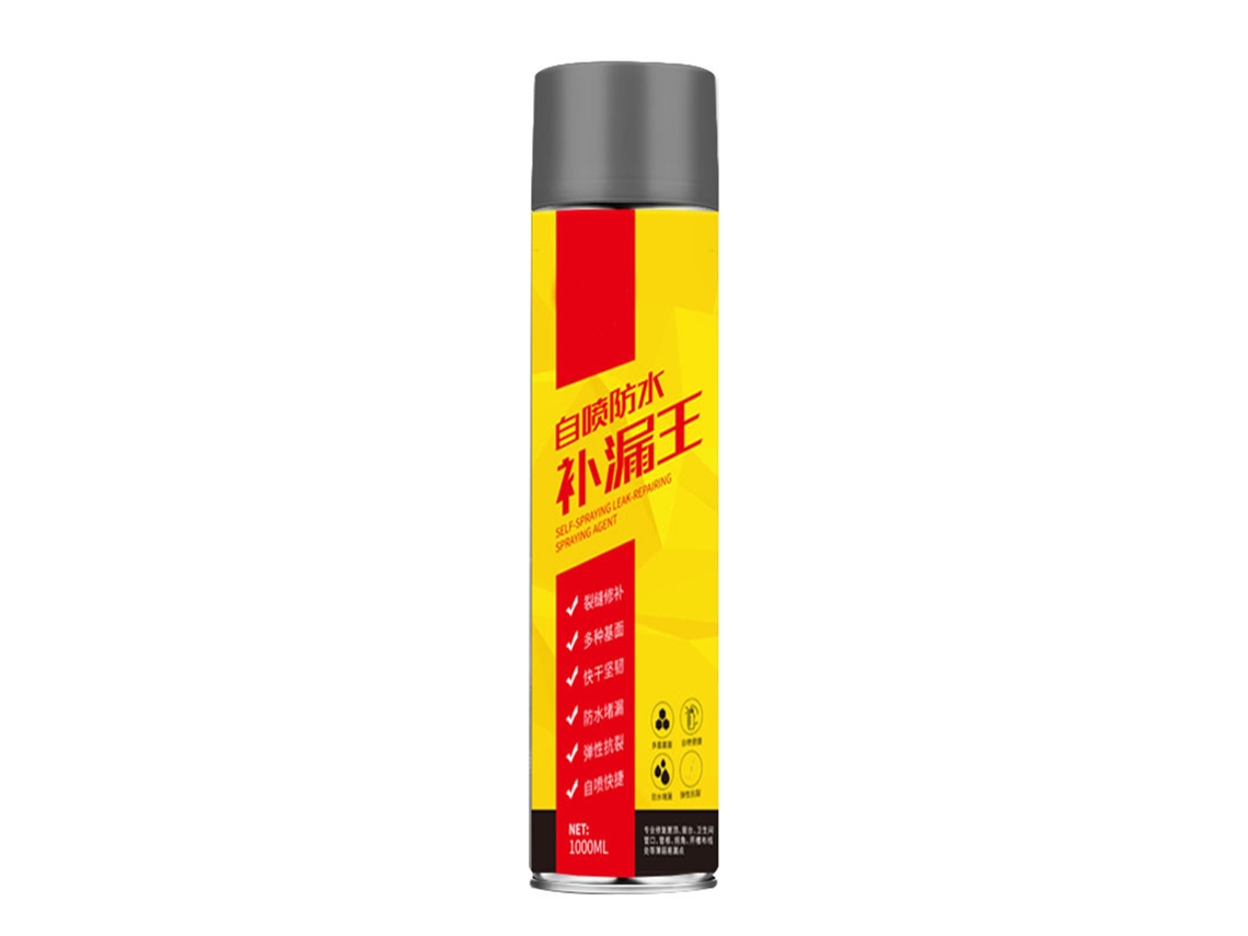 Sellador En Aerosol Impermeable De 1000 Ml Para Reparación De Grietas En Techos, Adhesivo De Polietileno Gris.