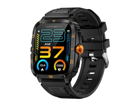 Reloj inteligente militar para exteriores SQR 1,96, reloj inteligente con llamada Bluetooth para hombres, para Android IOS IP68, relojes de Fitness...
