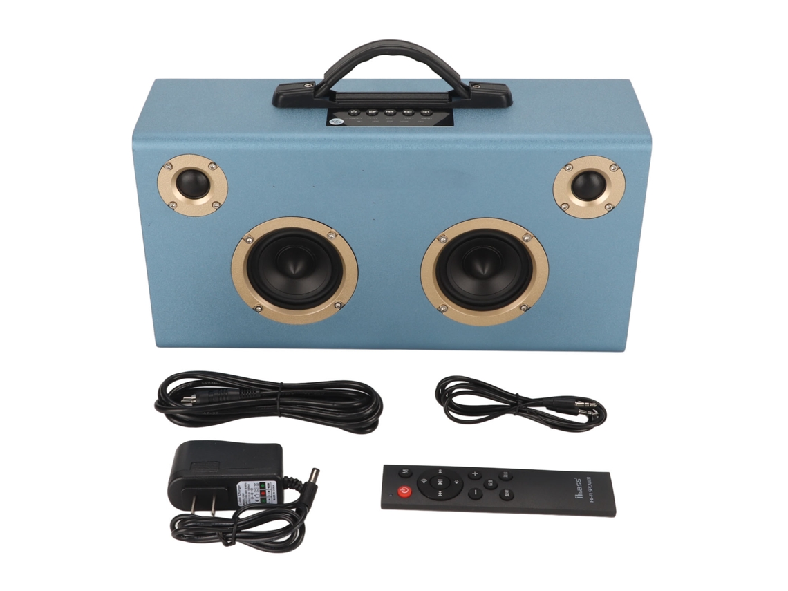 Altavoz Bluetooth Subwoofer Estéreo De Alta Potencia Portátil Al Aire Libre Inalámbrico