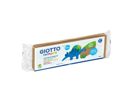 Plastilina GIOTTO Patplume Beige 350G 51011700 (Edad Mínima Recomendada: 2 años)
