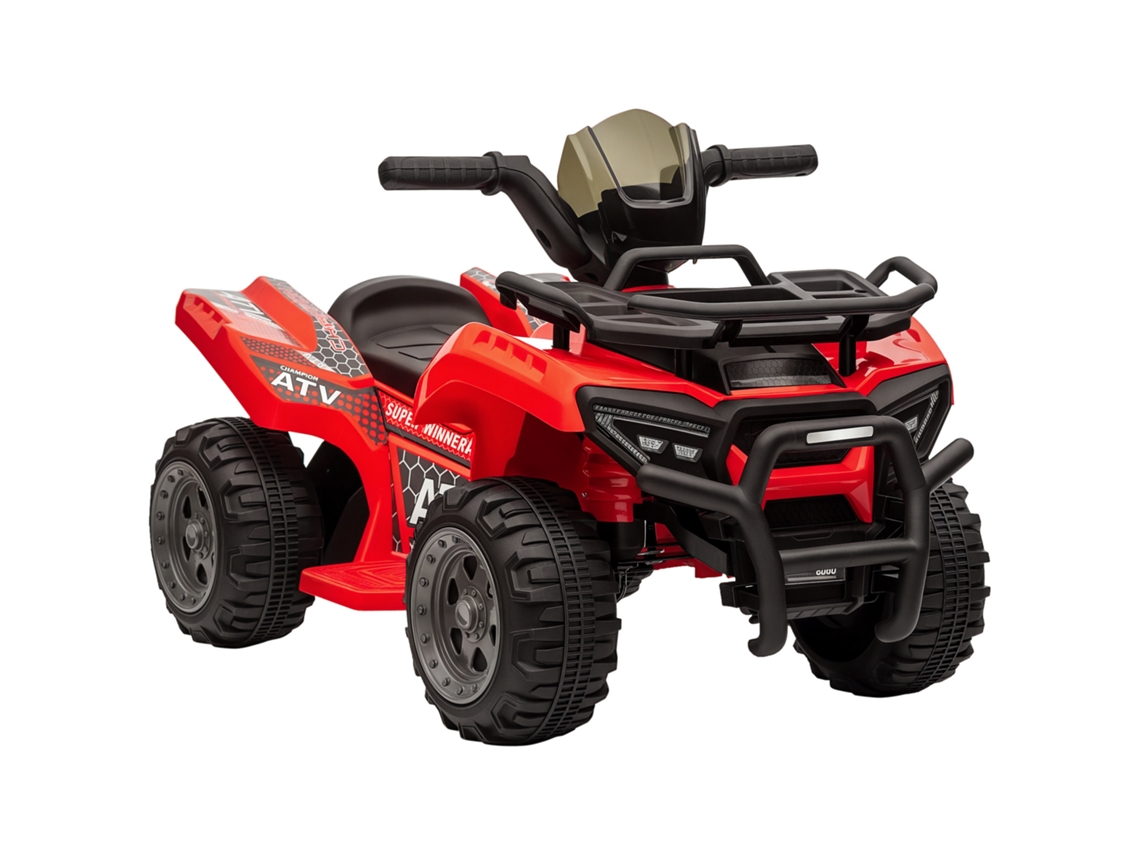 Coche Eléctrico Infantil De 6v, 2 Km/h, Con Mando A Distancia, 70x42x45 Cm, Rojo.