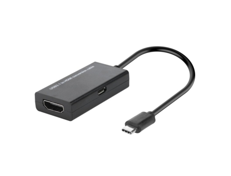Cable Adaptador USB tipo C a HDMI USB 3.1 USB C macho a HDMI hembra Cable convertidor para MHL Android Phone Tablet negro
