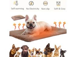 Alfombrilla Térmica Para Mascotas. Apta Para Uso Interior Y Exterior, No Requiere Electricidad Y Es De Tamaño Xl.