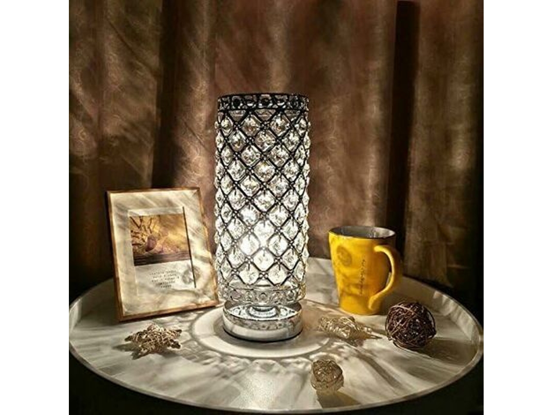 Elegante calentador de cera de cristal, diseño único y aire perfumado para un hogar con aromas relajantes (plata cristalina)