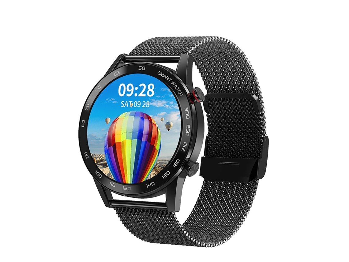 Reloj inteligente Mdug (acero negro)