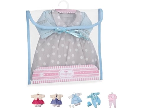 Ropa para Muñecas ARIAS Vestido Elegance 42 cm 6 Modelos Surtidos (30 x 1 x 30 cm)