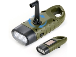 Linterna De Manivela - Sin Pilas, Recargable - Linterna Led De Manivela - Linterna De Emergencia Para Camping