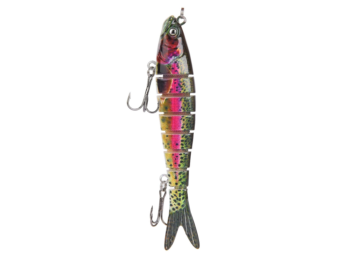 2026rebe-10cm Señuelo Artificial De Pesca Multisección Para Mar, Anzuelo 6, Sumergible, Accesorios De Pesca