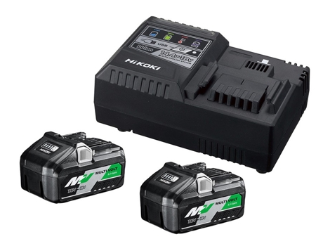 HIKOKI Uc18Ysl3Wf Pack De 2 Baterías Bsl36B18 + 1 Cargador Uc18Ysl3