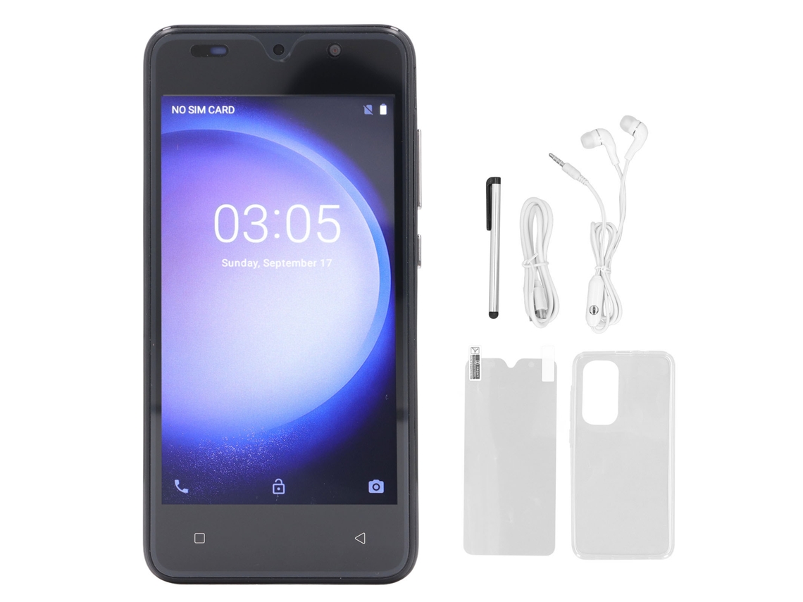 Smartphone Con Lápiz Pantalla Hd 5.0 Pulgadas 4gb Ram 32gb Rom Cámara 8mp Reconocimiento Facial Android 12 Negro