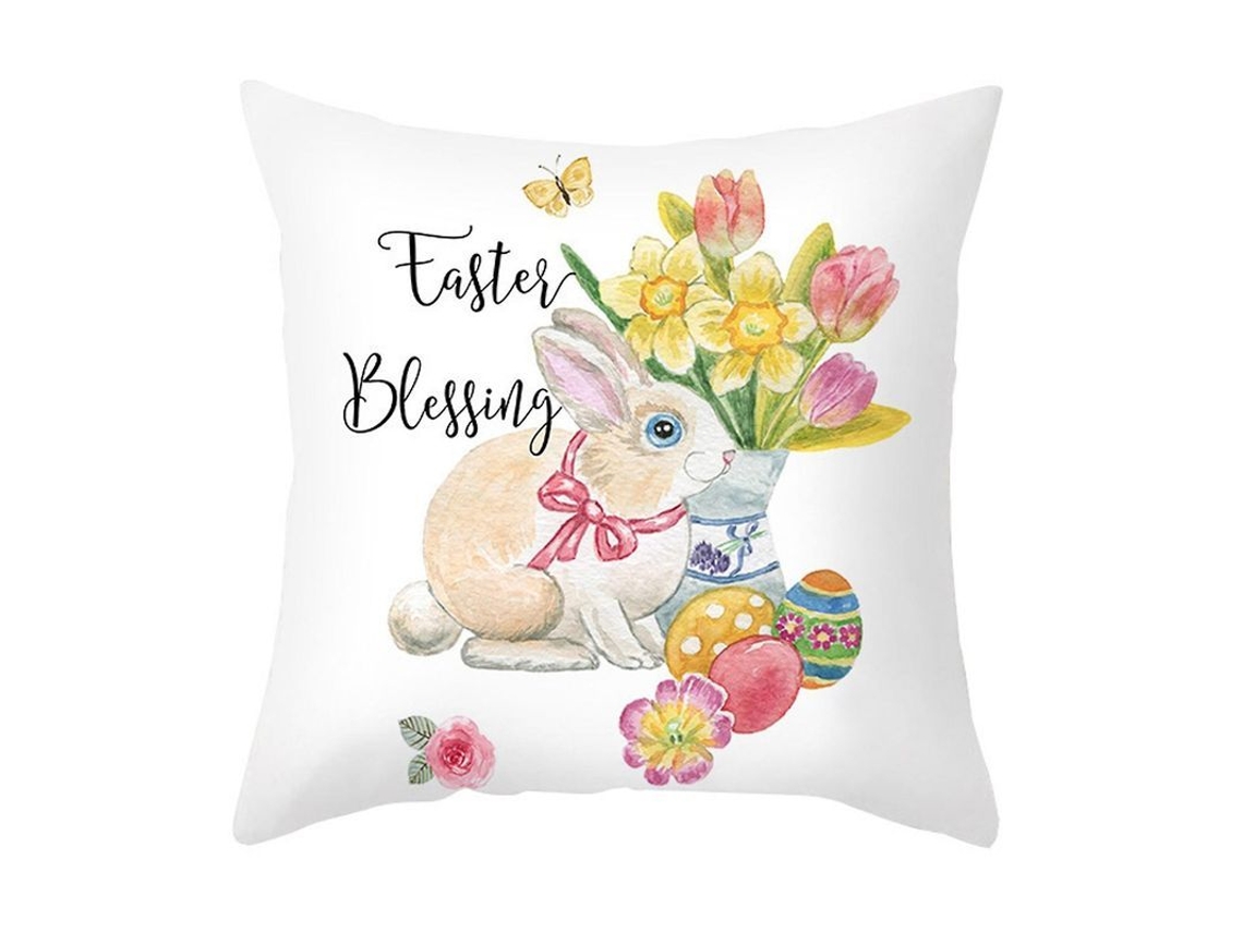 2026-funda De Almohada Con Impresión Unilateral De Dibujos Animados, Cierre Cremallera Oculta, Cuadrada, Decoración Ideal Para Sala Y Dormitorio