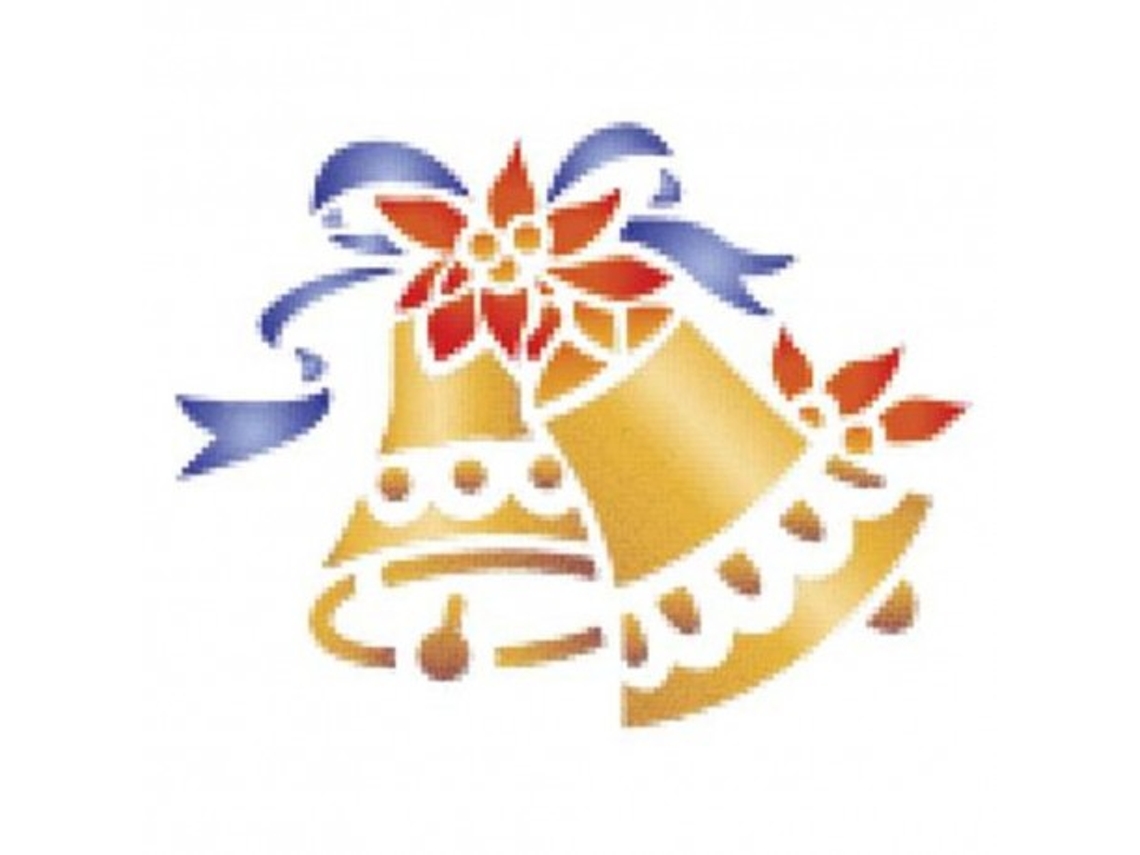 Stencil 21x15cm Campanas 300021138 Acrilex