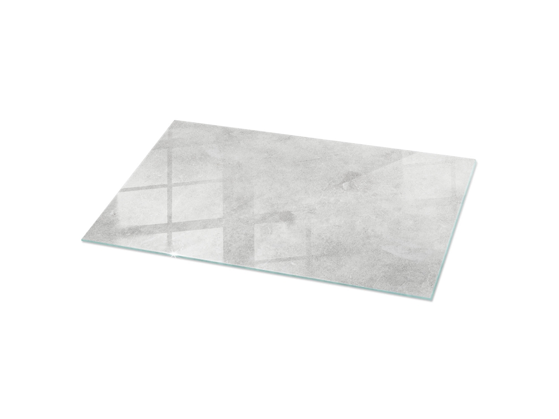 Tapa De Mesa Rectangular Espelharte (120x60 Cm - Textura De Hormigón Con Arañazos - Gris)