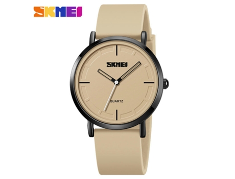 Relojes Deportivos de Silicona para Hombre Relojes analógicos Informales Relojes de Pulsera de Cuarzo de Moda-Color Caqui LUUCOZK