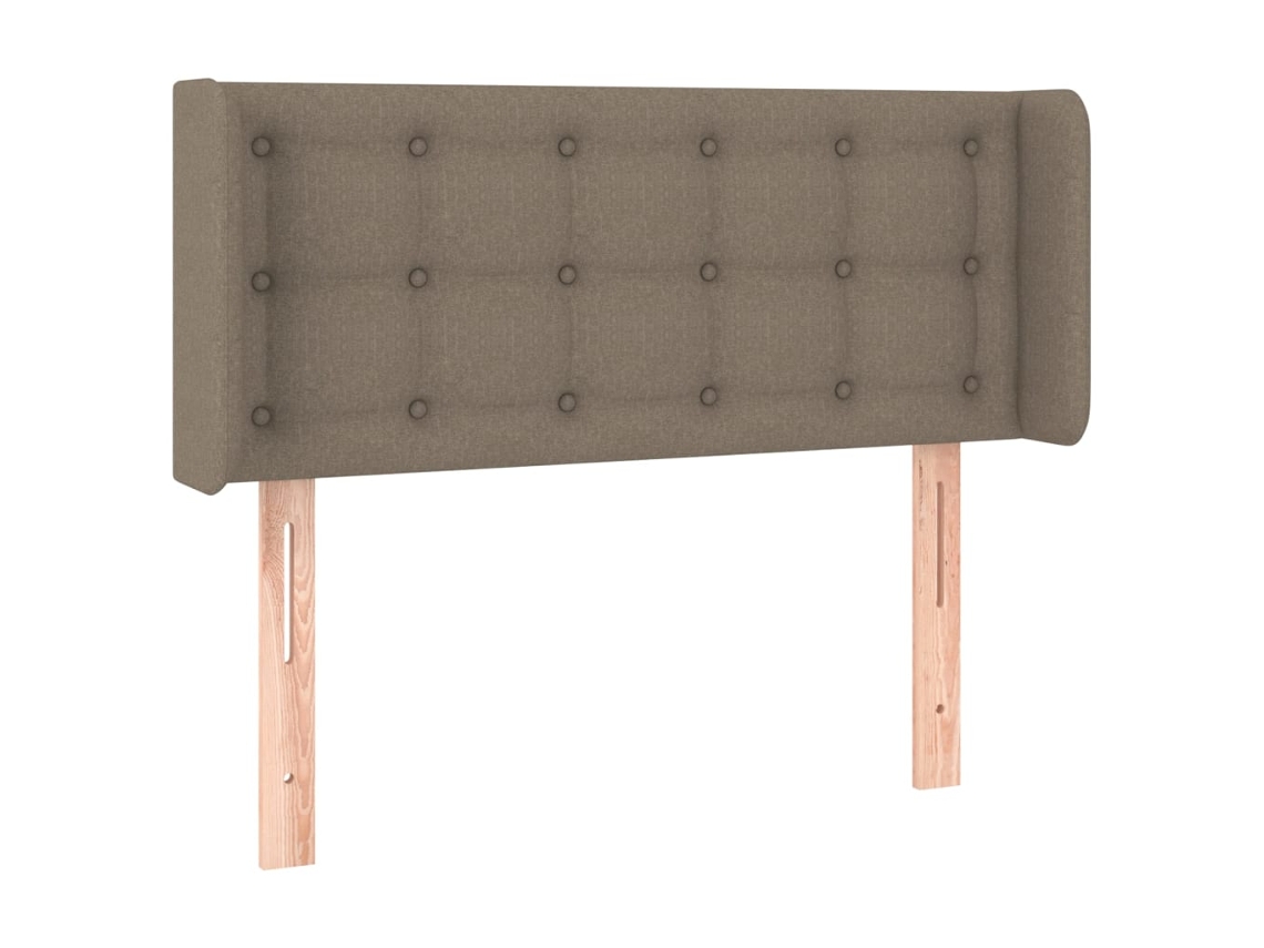 Maison Exclusive - Cabecero De Tela Gris Taupe 83x16x78/88 Cm