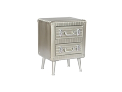 Vitrina de madera de mango con 4 puertas, 135x50x210cm ALEXANDRA HOUSE LIVING