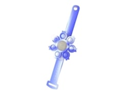 Ats-pulsera Luminosa Giratoria Con Trompo Juguete De Silicona Para Aliviar Estrés Niños Y Adultos Necesidades Especiales Autismo