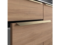 Tirador Para Mueble De Perfil De Aluminio Distancia Entre Ejes 347x15x4188 Mm Acabado Oro Satinado