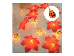 Cadena de luces navideñas LED Luces de cadena de hoja de arce de calabaza KH2023