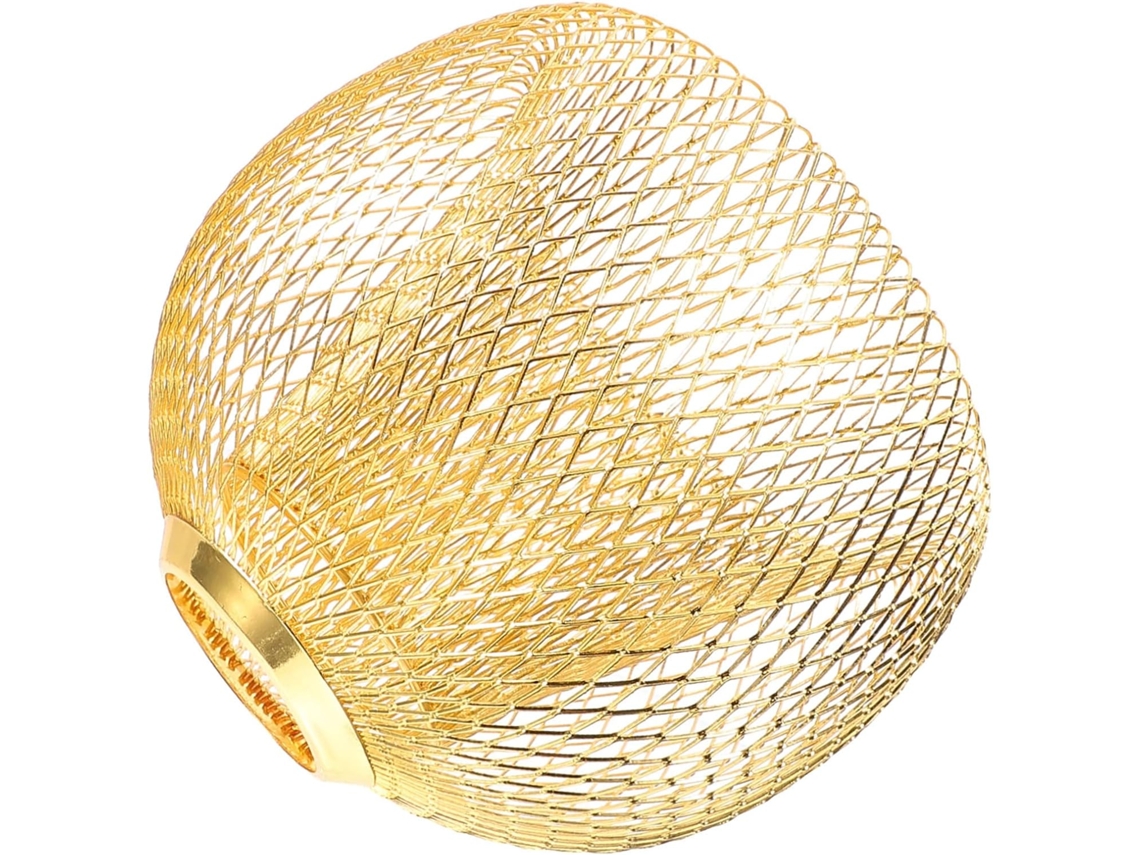 Portalámparas decorativo de metal para colgar, para uso en interiores, con protector de lámpara y estilo industrial retro.