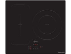 MIDEA MIH740T279K0 Placa inducción con 3 zonas de cocción, Zona Gigante