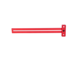 Escuadra en T profesional de aluminio para carpintería, herramienta de medición, 370 mm
