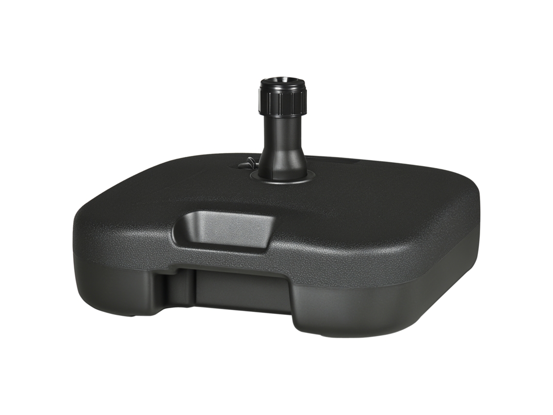 Base para sombrilla de agua/arena de HDPE de 30 kg con esquinas redondeadas