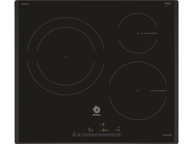 Placa de Inducción BALAY 3EB965LU (Eléctrica - 59.2 cm - Negro)