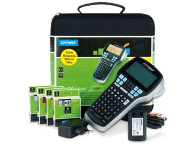 Dymo Labelmanager 420p kit de etiquetadora y recargable alto rendimiento teclado abc con 4 rollos d1 420ps0915480