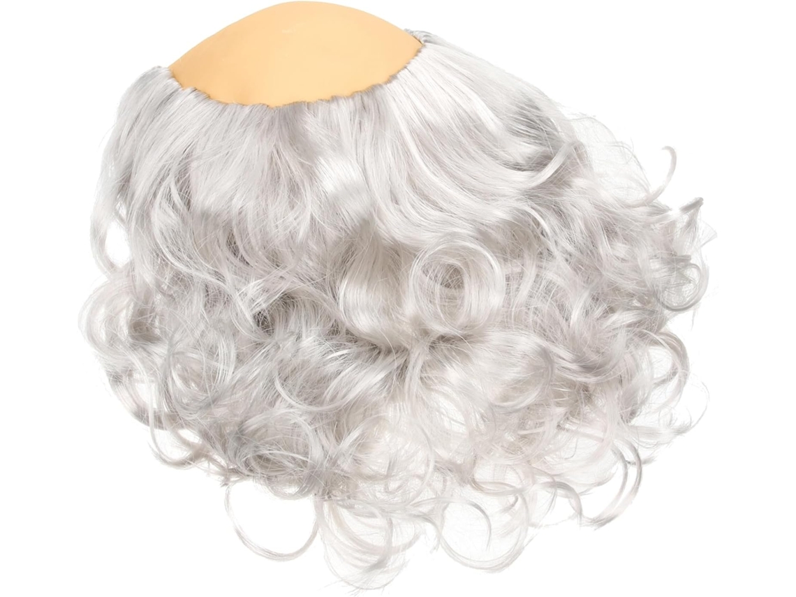 Peluca blanca calva, ligera y cómoda, accesorio para disfraces de cosplay para adultos.