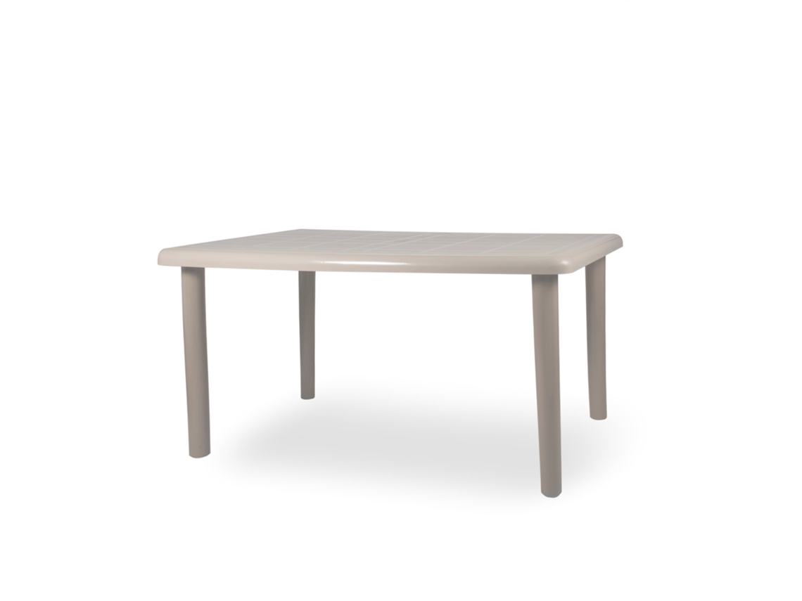 Mesa Rectangular Reciclada Exterior 140x90 Arena Desierto Olot Garbar
