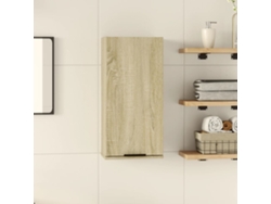 Armario De Baño De Pared Color Roble Sonoma 32x20x67 Cm