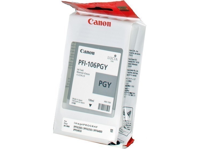 Tinta Original CANON PFI-106PGY Gris Foto