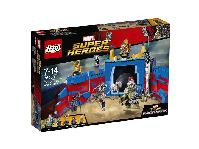 LEGO Marvel: Thor vs Hulk en la Arena - 76088 (Edad Mínima: 7 - 492 Piezas)