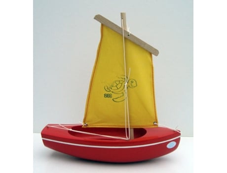 Barco TIROT (Madera - Rojo - 24 cm)